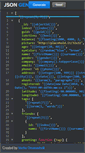 Mobile Screenshot of json-generator.com